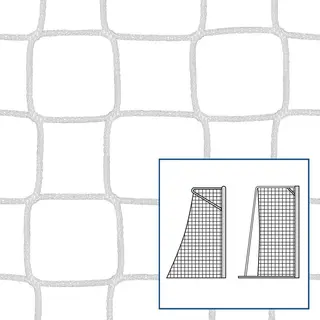 N&#228;t 3x2 m Fotbollsm&#229;l Handbollsm&#229;l Djup 80/100 cm | Vit