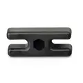 N&#228;tkrok i plast f&#246;r m&#229;lburar 10 st. 26x10x4 mm - Svart