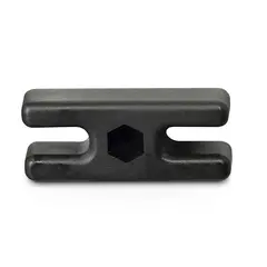 N&#228;tkrok i plast f&#246;r m&#229;lburar 10 st. 26x10x4 mm - Svart