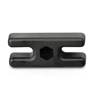 N&#228;tkrok i plast f&#246;r m&#229;lburar 1 st 26x10x4 mm - Svart