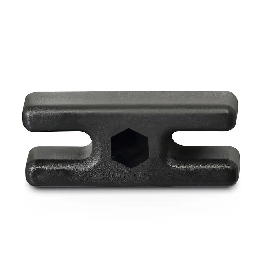 Nätkrok i plast för målburar 1 st 26x10x4 mm - Svart 