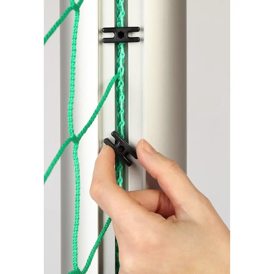 Nätkrok i plast för målburar 1 st 26x10x4 mm - Svart 
