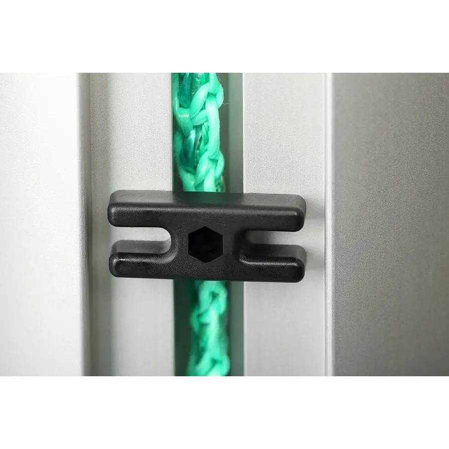 Nätkrok i plast för målburar 1 st 26x10x4 mm - Svart 