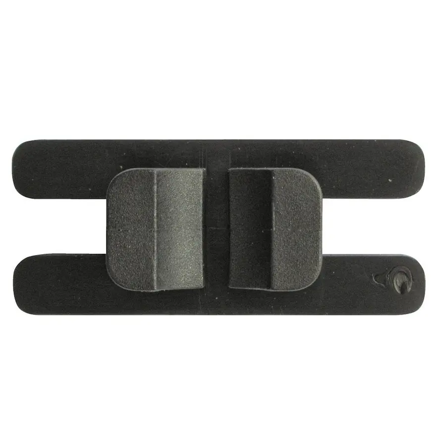 Nätkrok i plast för målburar 1 st 26x10x4 mm - Svart 