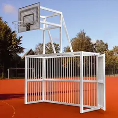 Basketballanlegg For montering på fotballmål