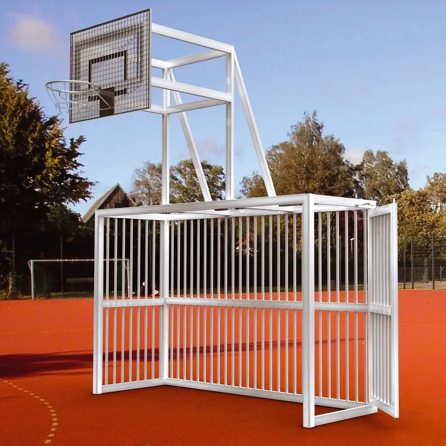 Basketställning för fotbollsmål 2 st. 