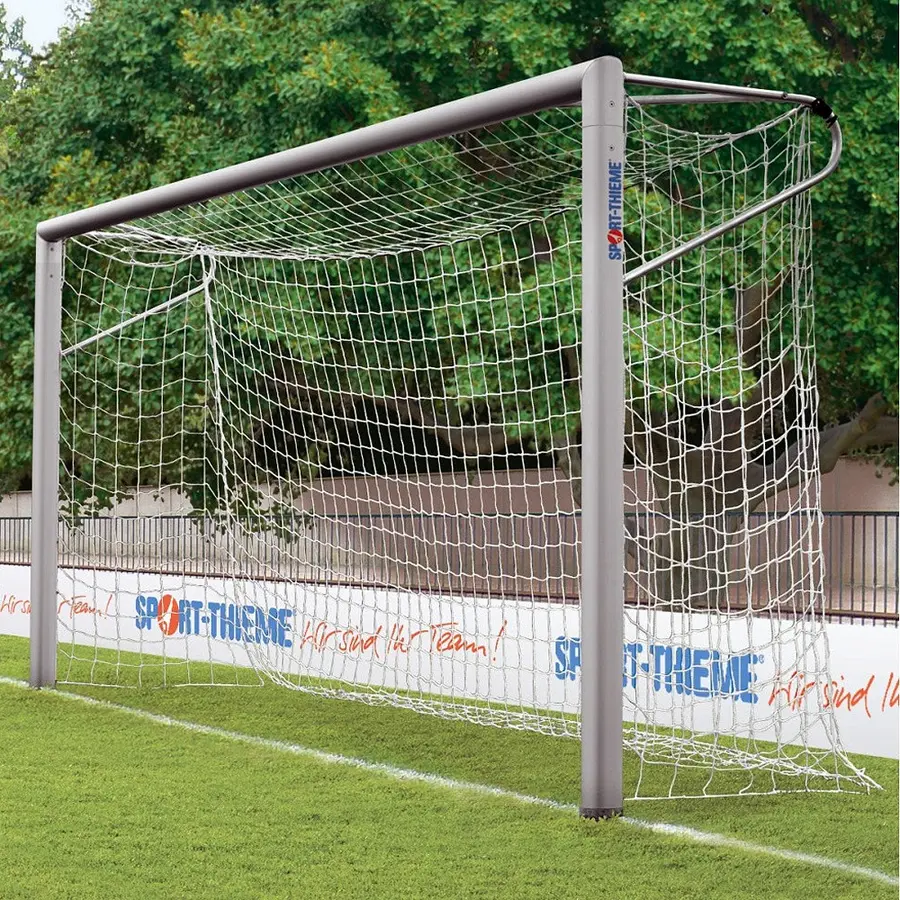 Fotbollsmål 5x2 m m/markhylsor 7 manna | Oval profil 