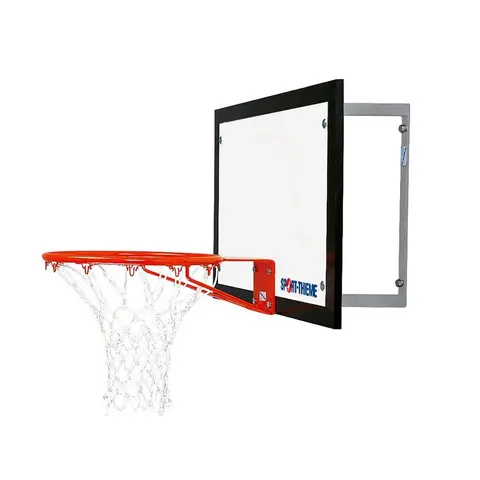 Basketbollset v&#228;ggh&#228;ngt inomhus Komplett set | Djup 20 cm