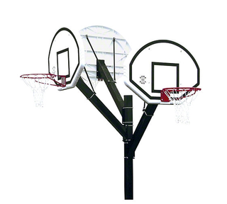 Basketst&#228;llning med tre korgar Fastmonterat | Justerbar h&#246;jd
