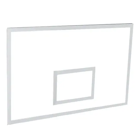 Basketplanka av akrylglass | Transparant 180x105 cm | Inomhus och utomhus