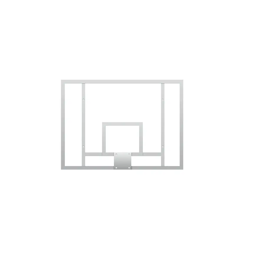 Basketplanka av akrylglass | Transparant 180x105 cm | Inomhus och utomhus 