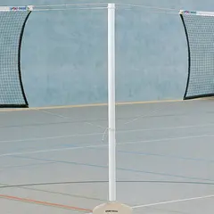 Tillbehör Stödsolpe till nät Stolpe med fot till flera badmintonnät