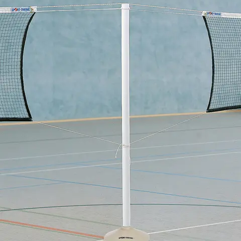 Tillbehör Stödsolpe till nät Stolpe med fot till flera badmintonnät