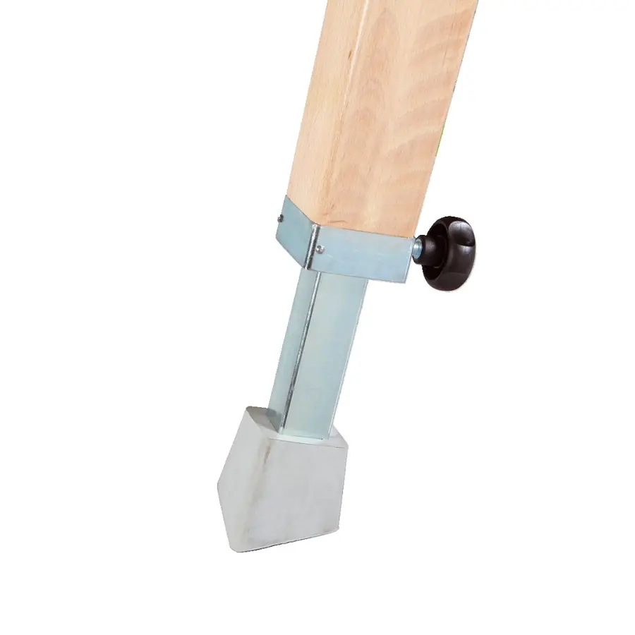 Bygelhäst med äkta läderklädsel 160 cm Metallben med höjdjustering 