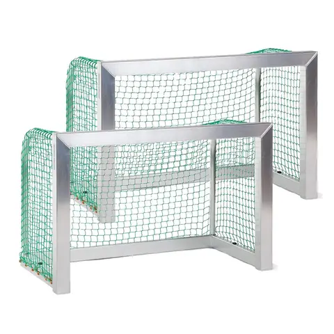 Minimål helsveiset 2 stk. Robuste alu fotballmål 120 x 80 cm 