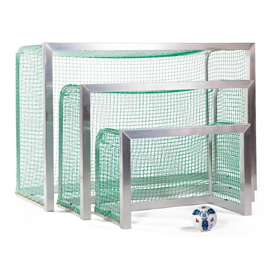 Minimål helsveiset 120 x 80 cm Robust alu fotballmål | 4,5 cm masker 