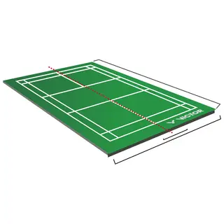 Victor Badminton Court mobil 2 delar Portabelt badmintongolv