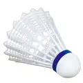 Badmintonboll Shuttle 1000 - 6 st Vit med blå ring - medel