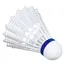 Badmintonboll Shuttle 1000 - 6 st Vit med blå ring - medel 