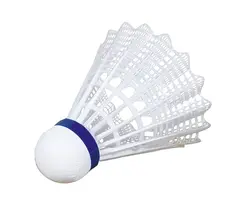 Badmintonboll Shuttle 2000 - 6 st Vit - Medel