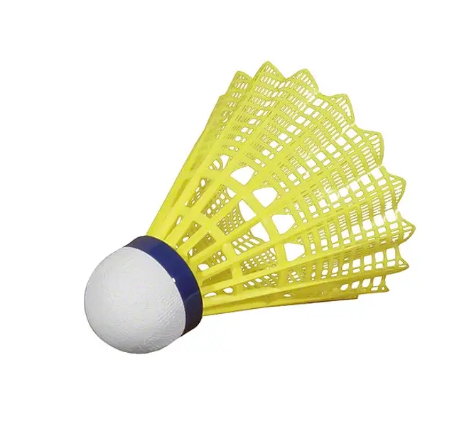 Badmintonboll Shuttle 2000 - 6 st Gul - Medel 
