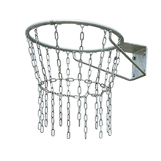 Basketkorg utomhusbruk Galvaniserad | St&#228;ngda n&#228;t&#246;glor