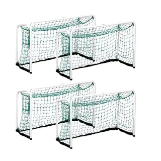 Innebandym&#229;l 90x60 cm set 4 st. Ihopf&#228;llbara med n&#228;t