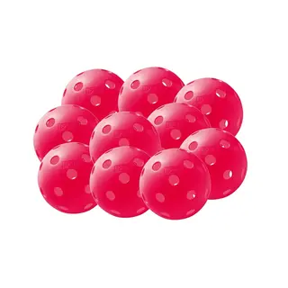 Innebandybollar 10 st Röda 7 cm | 23 gram