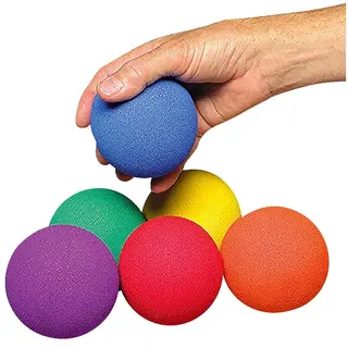 Softballett No bounce bollar 6 st skumbollar med låg studs
