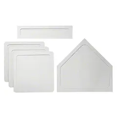 Base set f&#246;r baseball 3 baser | 1 home plate | 1 pitcher plate