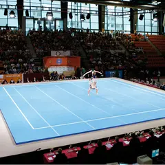 Spieth gymnastikgolv 14x14 FIG certifierat