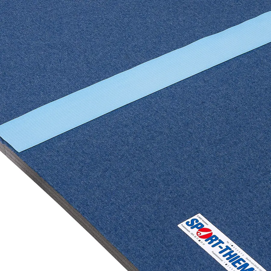 Kardborreband för nålfiltsmatta Blå Skarvband för nålfilt | 12 m x 10 cm 