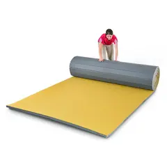 Gymnastikmatta Innovativ 3,5 cm Långmatta | 6x2 m | gul