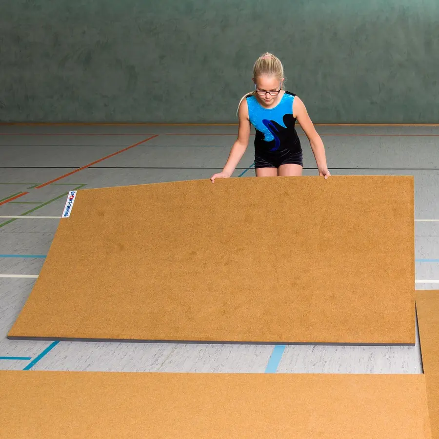 Gymnastikmatta med hudvänlig nålfilt 200x100x3,5 cm 