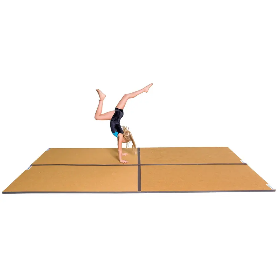 Gymnastikmatta med hudvänlig nålfilt 200x100x3,5 cm 