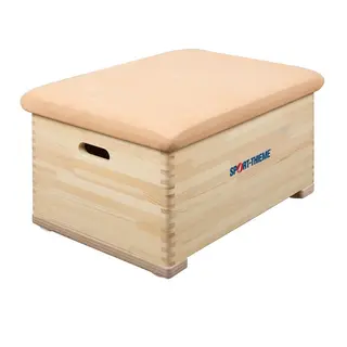 Pallplint  | Plyobox med lädertopp TÜV/GS certifierad | 70 x 50 x 40 cm