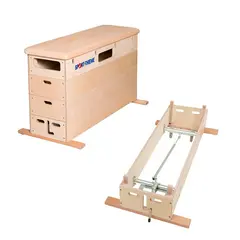 Plint Multiplex 4 sektioner 150x50x90 cm Med hjul | T&#220;V/GS certifierad | Beige