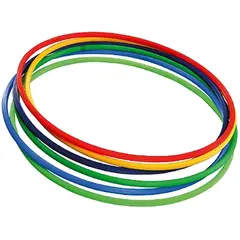 Rockringar Hulahoop 80 cm set m/20 st Blandade färger - 20st