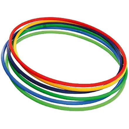 Rockringar Hulahoop 80 cm set m/20 st Blandade färger - 20st 