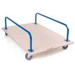 Transportvagn för gymnastikmattor Förvaring för en upprullad matta