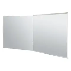 Spegel väggmonterad | Vikbar 100/200 x 150 cm