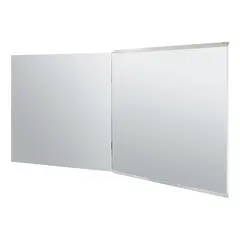 Spegel v&#228;ggmonterad | Vikbar 100/200 x 150 cm