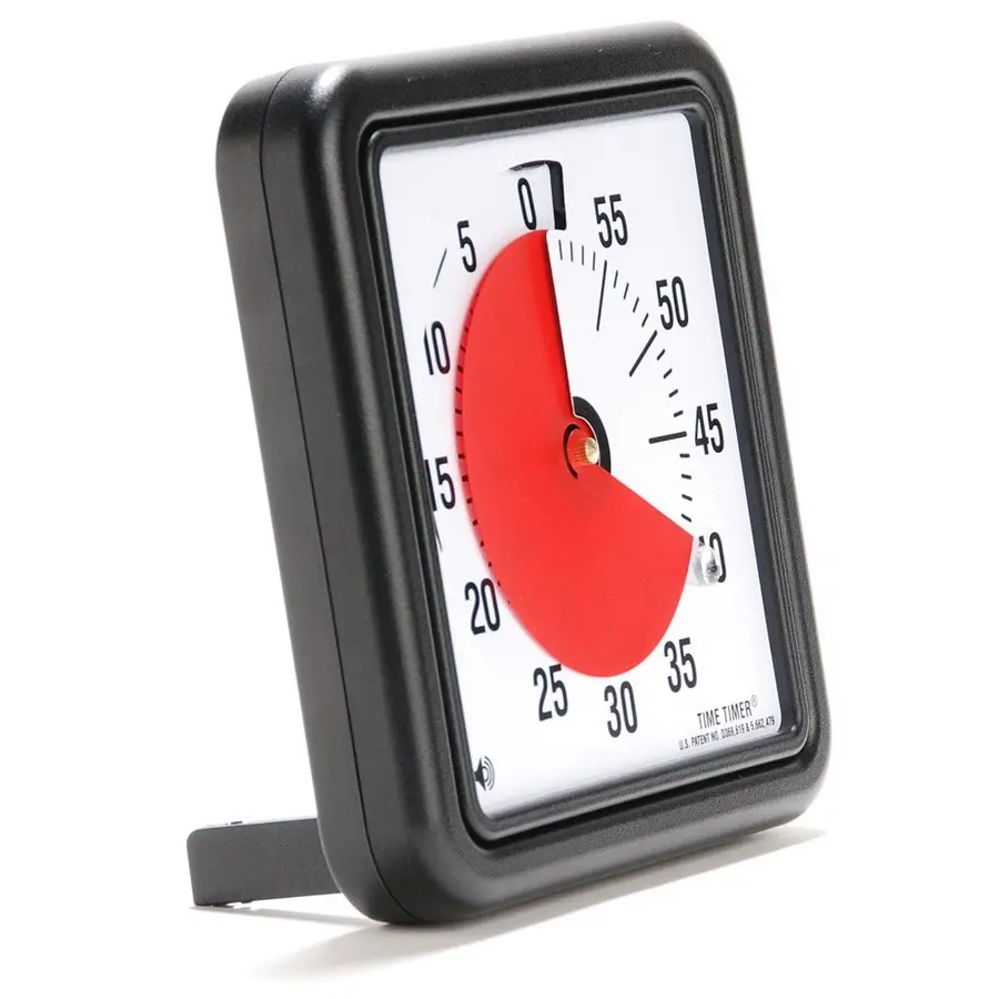 Time Timer Original Med akustisk signal Bordsklocka Synlig tidsindelning 18x18cm 