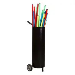 F&#246;rvaringsvagn f&#246;r innebandyklubbor Vagn med hjul | 95 cm | &#216; 28 cm