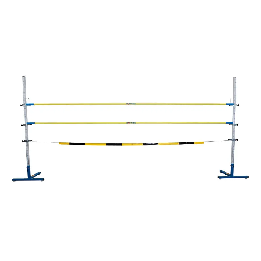 Höjdhoppsset 2 meter 1 stativ - 3 höjdhoppsribbor 