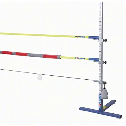 Höjdhoppsribba 4,5 m vit/röd 