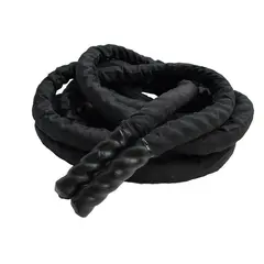 Battle rope 15 m/11 kg Tau med nylontrekk