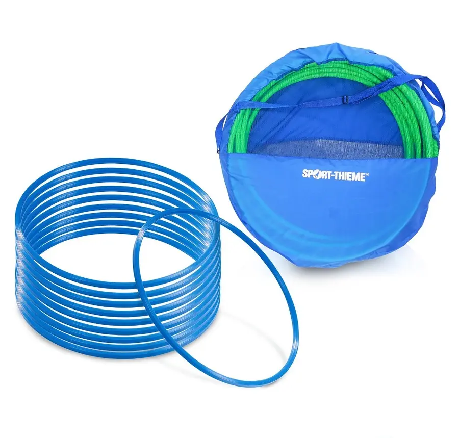 Gymnastikringar Pvc 50 cm 10 st Tunnband Välj färg 