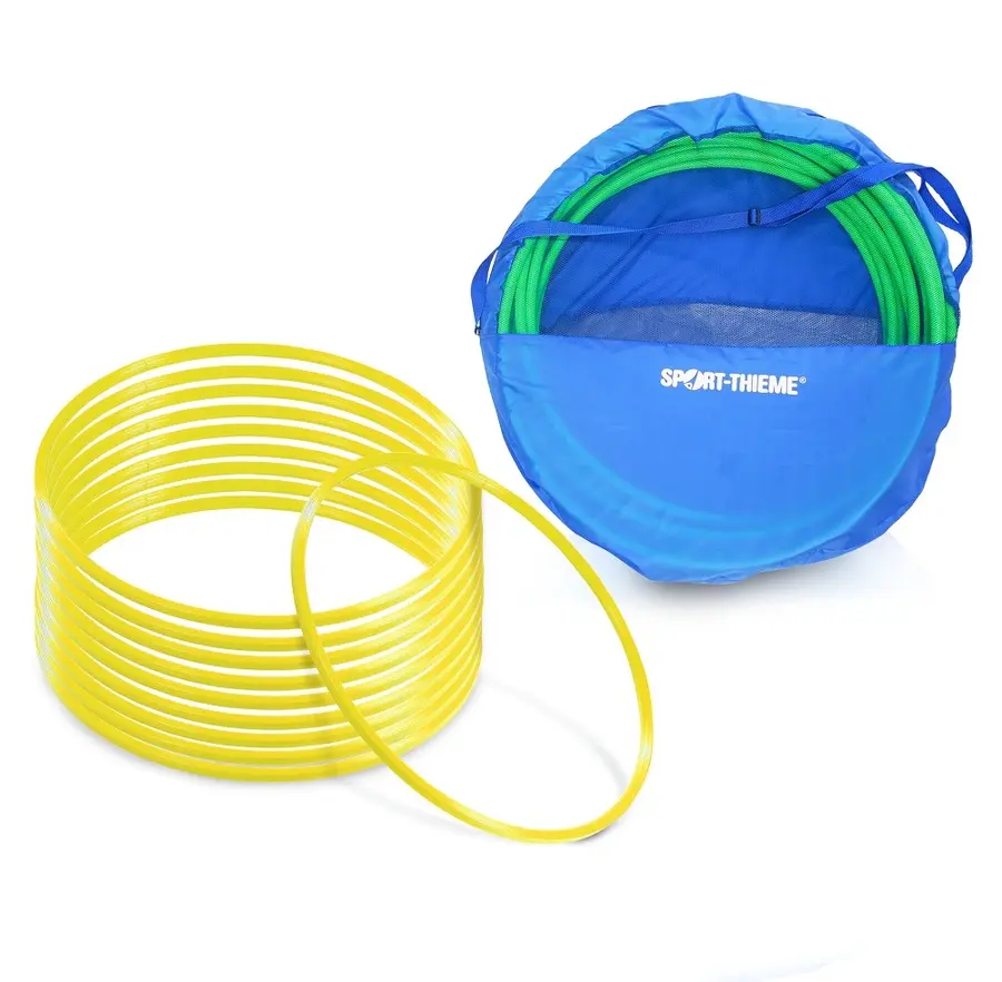 Gymnastikringar Pvc 50 cm 10 st Tunnband Välj färg 