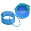 Gymnastikringar Pvc 60 cm 10 st Tunnband Blå 